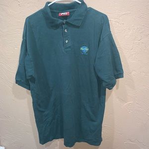 Vintage 90s Hard Rock Cafe Las Vegas Men’s Green Polo Shirt